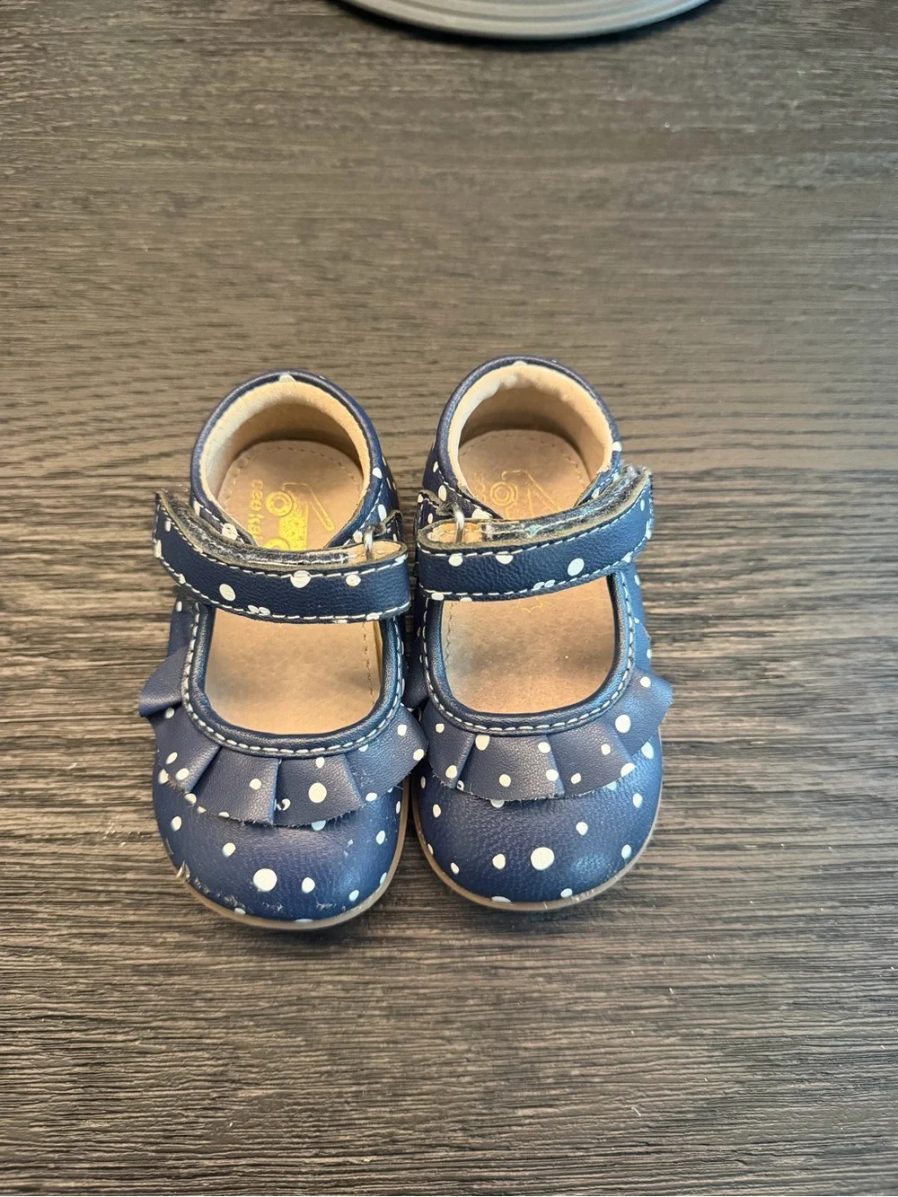 See Kai Run Navy Polka Dot Mary Janes
